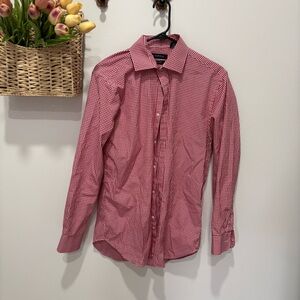 Red Gingham Men's Shirt‎